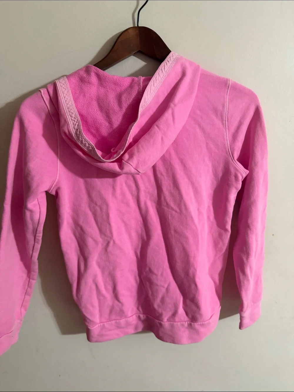 OshKosh B'gosh Light Pink Full-Zip Hooded Sweatshirt